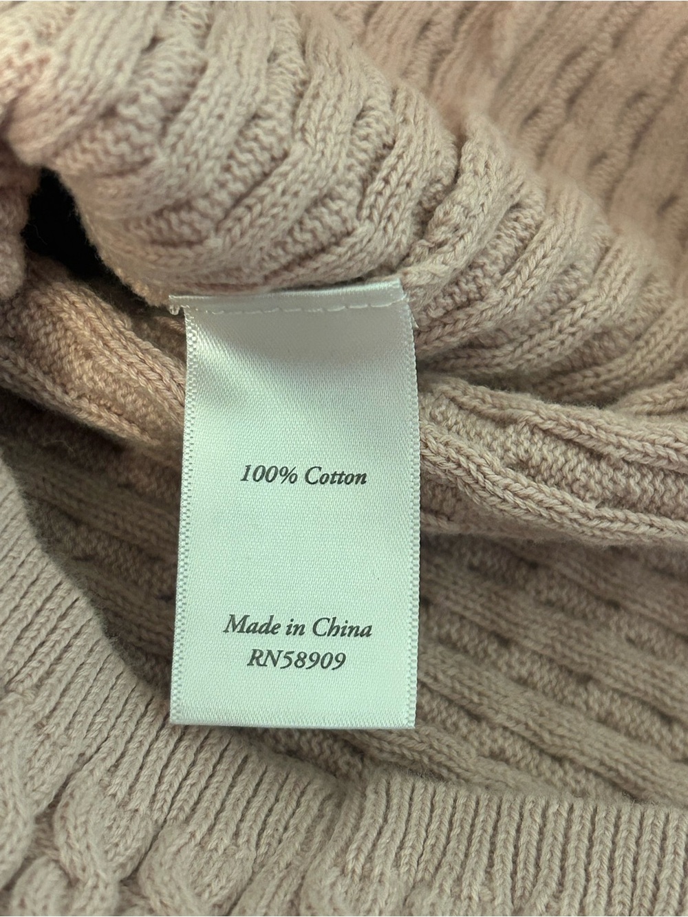 6X Edgehill Collection Cable Knit Ruffle Collar Sweater - Picture 5 of 5